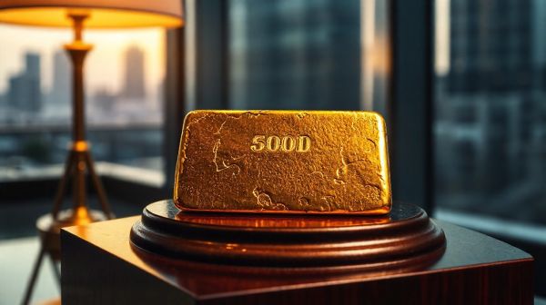 Investir dans un lingot d'or de 500 g pour maximiser les gains
